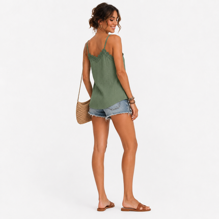 Women’s Lace Trim Cami Top