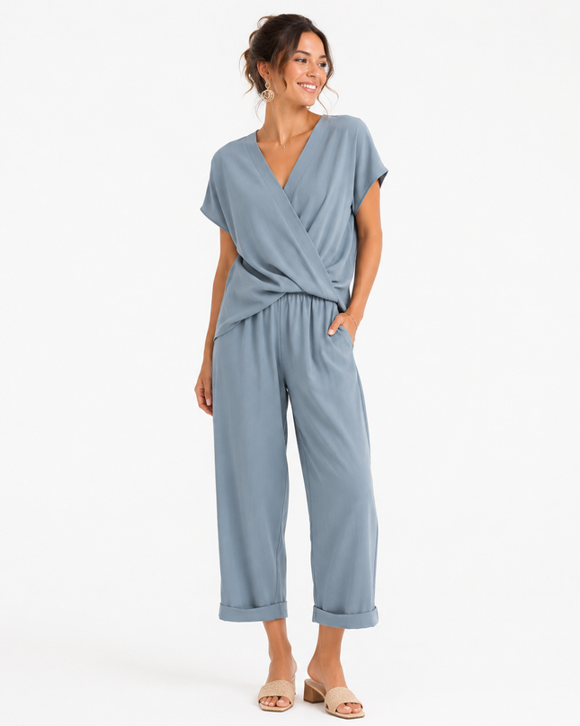 Women’s Wrap Front Jumpsuit